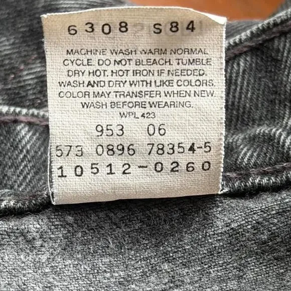 Vintage Levi’s 512 washed black (13 short/29/30) - Picture 5 of 6